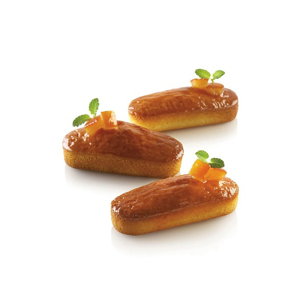 2 o 4 Air Plus 03 Silikomart stampo silicone 12 o 24 mini plumcake 4x9,5 h2,5 cm