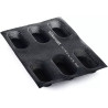 Set 2 o 4 stampi Air Plus 03 Mini Plum cake da 4x9,5 h2,5cm in silicone microforato Silikomart Set 2 o 4 stampi Air Plus 03 Mini Plum cake da 4x9,5 h2,5cm in silicone microforato Silikomart