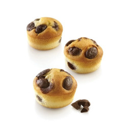 Air Plus Round Silikomart (Ø4/12cm) – Stampo in Silicone Microforato 30x40 per Tortine e Tartellette Tonde