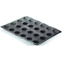 Air plus 15 round 30x40 Silikomart: 1 o 2 stampi silicone microforato da 24 impronte tonde di diametro 4 h 1,6 cm