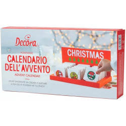 Set calendario dell’avvento 75 pezzi Decora