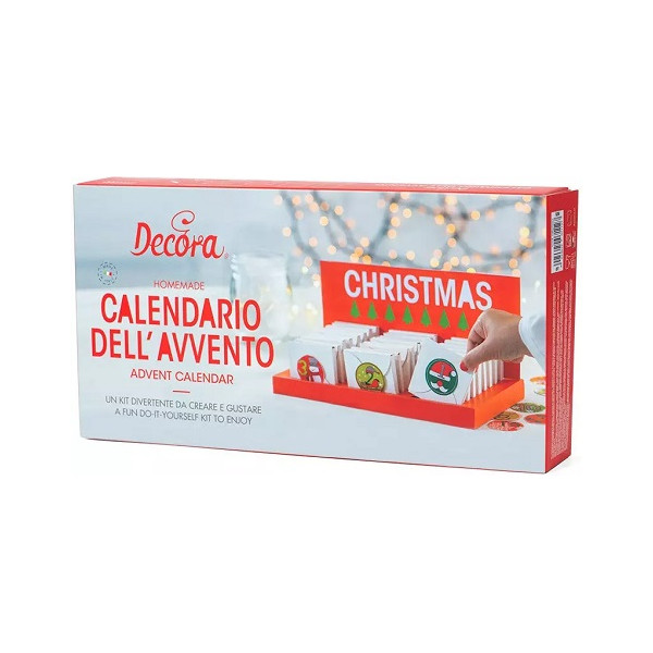 Set calendario dell’avvento da 75 pezzi di Decora