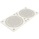 Bee Silikomart tappeto in silicone decoro tondo da 14 e 18 cm a trama alveare