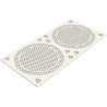 Bee Silikomart tappeto in silicone decoro tondo da 14 e 18 cm a trama alveare Bee Silikomart tappeto in silicone decoro tondo da 14 e 18 cm a trama alveare