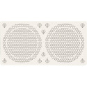 Bee Silikomart tappeto in silicone decoro tondo da 14 e 18 cm a trama alveare