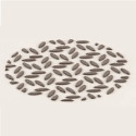 Stencil foglia Silikomart stampo silicone giallo decoro foglie ⌀100 h 1 mm - set 2 pz