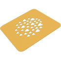 Stencil cuore Silikomart stampo silicone giallo decoro cuori ⌀100 h 1 mm - set 2 pz