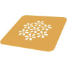 Stencil sakura Silikomart stampo silicone giallo decoro fiori ⌀100 h 1 mm - set 2 pz Stencil sakura Silikomart stampo silicone giallo decoro fiori ⌀100 h 1 mm - set 2 pz