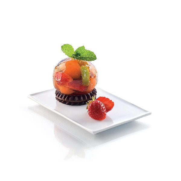Mul3D 48 Silikomart set stampo silicone con stampo top e vassoio per sfere di gelato diametro 48 mm