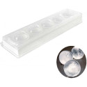 Mul3D 48 o 58 Silikomart set stampo silicone e stampo top su vassoio per sfere di gelato