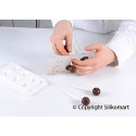 Mul3D 28 Silikomart set stampo silicone e stampo top su vassoio per gelato sfera cake pops