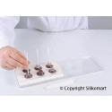 Mul3D 28 Silikomart set stampo silicone e stampo top su vassoio per gelato sfera cake pops