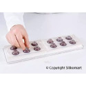 Mul3D 28 Silikomart set stampo silicone e stampo top su vassoio per gelato sfera cake pops