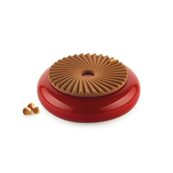 Skirt Silikomart stampo in silicone decorativo pieghettato ø140xh10 mm