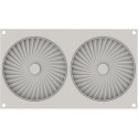 Skirt Silikomart stampo in silicone decorativo pieghettato ø140xh10 mm