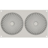 Skirt Silikomart stampo in silicone decorativo pieghettato ø140xh10 mm Skirt Silikomart stampo in silicone decorativo pieghettato ø140xh10 mm