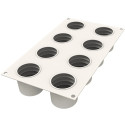 Sweet layers Silikomart stampo silicone con cutter per cilindri striati ø55 h 55 mm