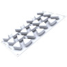Slice XS 14 Silikomart: stampo in silicone bianco per 21 mini porzioni, mignon, mini fette da 38x31 h 20 mm Slice XS 14 Silikomart: stampo in silicone bianco per 21 mini porzioni, mignon, mini fette da 38x31 h 20 mm