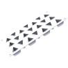 Slice XS 14 Silikomart: stampo in silicone bianco per 21 mini porzioni, mignon, mini fette da 38x31 h 20 mm Slice XS 14 Silikomart: stampo in silicone bianco per 21 mini porzioni, mignon, mini fette da 38x31 h 20 mm