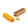 Sweet rectangle 85 Silikomart: stampo in silicone con cutter a doppia faccia per dolci rettangoli 128x33 h 21 mm Sweet rectangle 85 Silikomart: stampo in silicone con cutter a doppia faccia per dolci rettangoli 128x33 h 21 mm