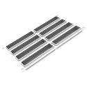 Sweet rectangle 85 Silikomart: stampo in silicone con cutter a doppia faccia per dolci rettangoli 128x33 h 21 mm