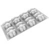 Teddy bear 68 Silikomart: stampo silicone bianco 8 orsetti di peluche 79x56 h 27 mm Teddy bear 68 Silikomart: stampo silicone bianco 8 orsetti di peluche 79x56 h 27 mm