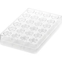 Semisfera 01 Silikomart stampo tritan CH013 per 24 semisfere cioccolato ø31 h 16 mm