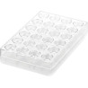 Semisfera 01 Silikomart stampo tritan CH013 per 24 semisfere cioccolato ø31 h 16 mm Semisfera 01 Silikomart stampo tritan CH013 per 24 semisfere cioccolato ø31 h 16 mm