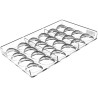 CH038 Quenelle 01 P Silikomart stampo tritan 24 quenelle cioccolato 42x27 h 17 mm CH038 Quenelle 01 P Silikomart stampo tritan 24 quenelle cioccolato 42x27 h 17 mm