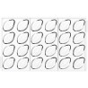 CH038 Quenelle 01 P Silikomart stampo tritan 24 quenelle cioccolato 42x27 h 17 mm CH038 Quenelle 01 P Silikomart stampo tritan 24 quenelle cioccolato 42x27 h 17 mm