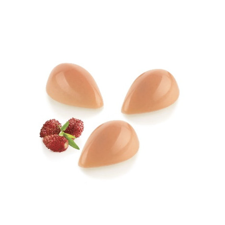 CH038 Quenelle 01 P Silikomart stampo tritan 24 quenelle cioccolato 42x27 h 17 mm CH038 Quenelle 01 P Silikomart stampo tritan 24 quenelle cioccolato 42x27 h 17 mm
