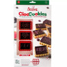 Tagliapasta CiocCookies Natale Decora: tagliapasta in plastica per gallette e stampo termoformato placchette cioccolato Tagliapasta CiocCookies Natale Decora: tagliapasta in plastica per gallette e stampo termoformato placchette cioccolato
