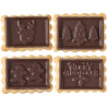 Tagliapasta CiocCookies Natale Decora: tagliapasta in plastica per gallette e stampo termoformato placchette cioccolato Tagliapasta CiocCookies Natale Decora: tagliapasta in plastica per gallette e stampo termoformato placchette cioccolato