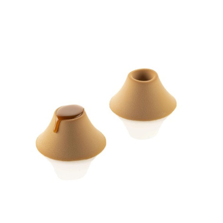 Vesuvio 85 Silikomart: stampo in silicone 6 forme savarin coniche ø8xh4 cm Vesuvio 85 Silikomart: stampo in silicone 6 forme savarin coniche ø8xh4 cm