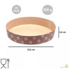 25 Stampi crostata in carta da forno da 15,5xh3,5 cm per mini tortine da 300 g 25 Stampi crostata in carta da forno da 15,5xh3,5 cm per mini tortine da 300 g