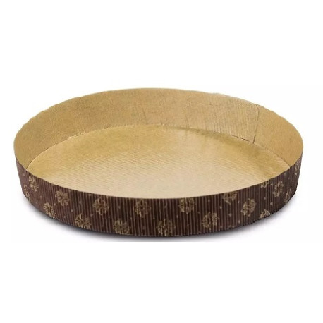 25 Stampi crostata in carta da forno da 15,5xh3,5 cm per mini tortine da 300 g 25 Stampi crostata in carta da forno da 15,5xh3,5 cm per mini tortine da 300 g