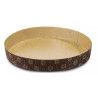 25 Stampi crostata in carta da forno da 15,5xh3,5 cm per mini tortine da 300 g 25 Stampi crostata in carta da forno da 15,5xh3,5 cm per mini tortine da 300 g