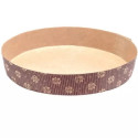 25 Stampi crostata in carta da forno da 18,5xh3,5 cm per torte da 500 g