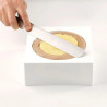 Stampo zuccotto semisfera in silicone bianco da Silikomart Stampo zuccotto semisfera in silicone bianco da Silikomart