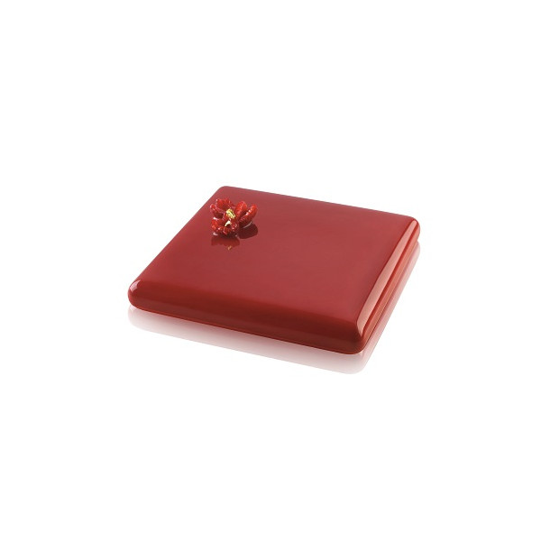Decor Square 560 Silikomart stampo silicone per decori inserti o torta quadrata 17x17xh2 cm e 560 ml