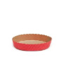 Set 25 stampi crostate tonde da 300 g in carta da forno rossa ø15,5xh3,5 cm Set 25 stampi crostate tonde da 300 g in carta da forno rossa ø15,5xh3,5 cm