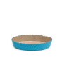 Set 25 stampi crostate tonde da 300 g in carta da forno blu di ø15,5xh3,5 cm Set 25 stampi crostate tonde da 300 g in carta da forno blu di ø15,5xh3,5 cm