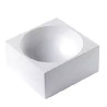 Stampo Zuccotto Tortaflex Zuc in silicone bianco di diametro 135 mm e volume 654 ml da Silikomart Stampo Zuccotto Tortaflex Zuc in silicone bianco di diametro 135 mm e volume 654 ml da Silikomart