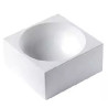 Stampo Zuccotto Tortaflex Zuc in silicone bianco di diametro 160 mm e volume 1108 ml da Silikomart Stampo Zuccotto Tortaflex Zuc in silicone bianco di diametro 160 mm e volume 1108 ml da Silikomart