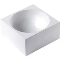Stampo Zuccotto Tortaflex Zuc in silicone bianco di diametro 180 mm e volume 1570 ml da Silikomart