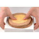 Stampo Zuccotto Tortaflex Zuc in silicone bianco di diametro 180 mm e volume 1570 ml da Silikomart