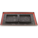 Tarte Ring Square 20x20xh2 cm Silikomart anello microforato crostata quadrata