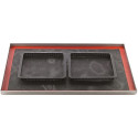 Tarte Ring Square 20x20xh2 cm Silikomart anello microforato crostata quadrata