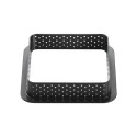 Stampo ad anello micro-forato per crostatine o tortine quadrate, Tarte Ring Square da 8 cm di Silikomart