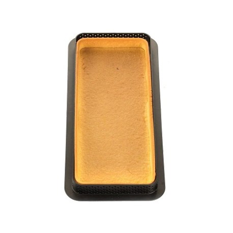 Tarte Ring Rectangular 265x105xh20 mm anello microforato per crostata rettangolare Tarte Ring Rectangular 265x105xh20 mm anello microforato per crostata rettangolare
